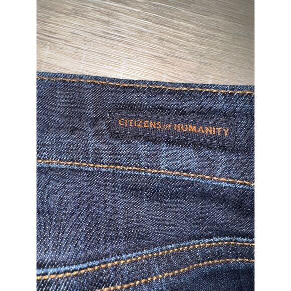 Citizens Of Humanity Dark Denim  Dani Cropped Strait Leg 29 EUC - Picture 3 of 10